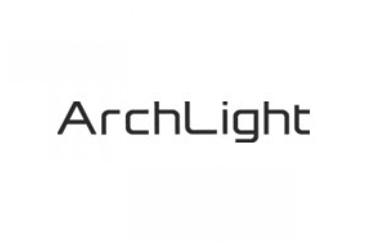 Logo Archlight scritta nera su sfondo bianco