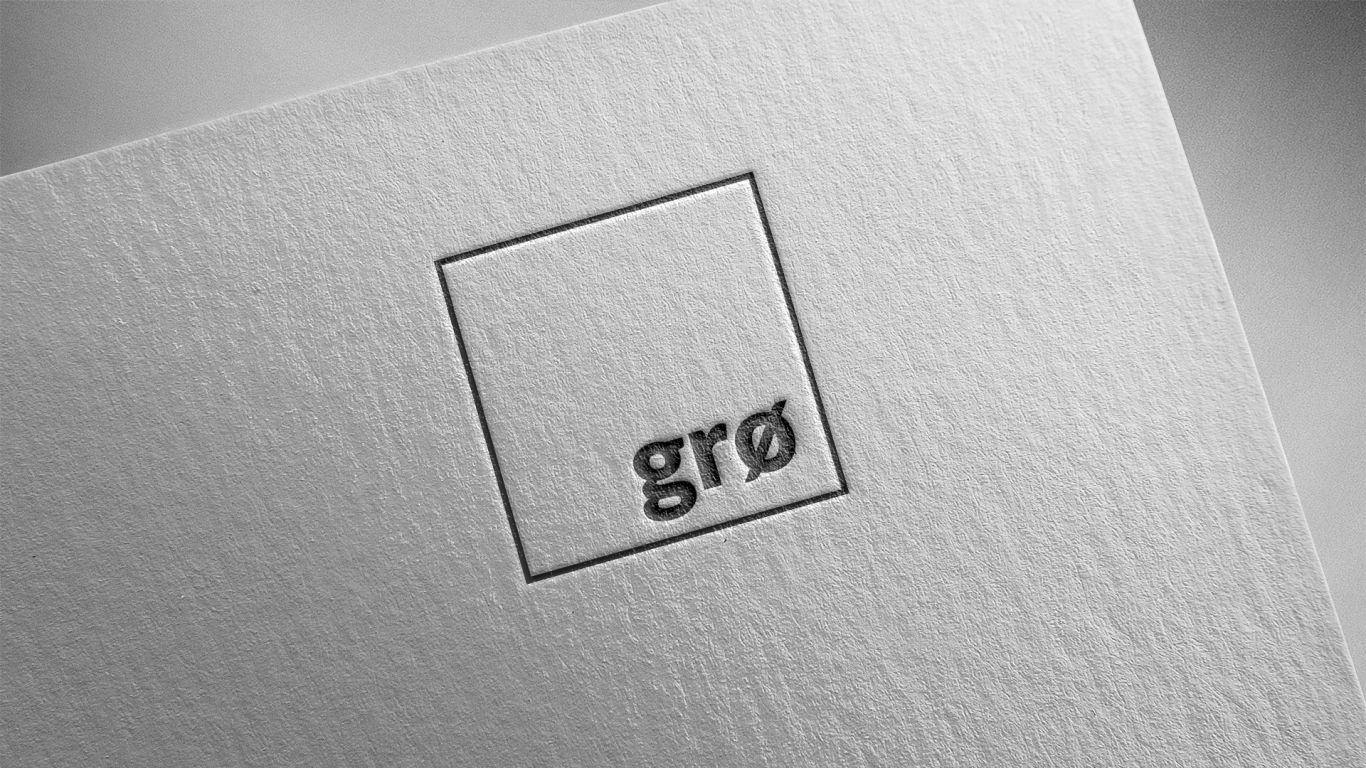 Il logo di Grø professionisti attivi nel campo dell'architettura e dell'urbanistica.