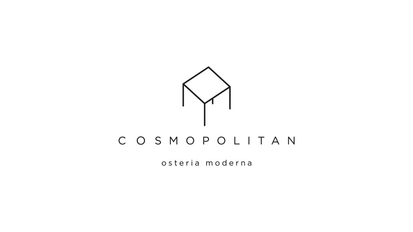 Il logo di Cosmopolitan, osteria mdoerna